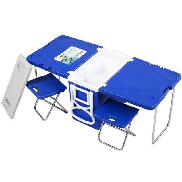 Portable Collapsible Insulated Outdoor Cooler Box Set - Fesara