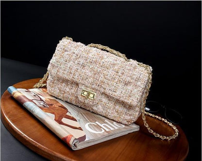Premium Designer Crossbody Flap Handbag - Fesara