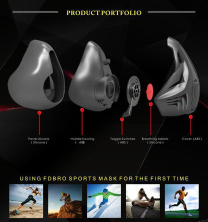 High Altitude Training Mask For Fitness Workouts