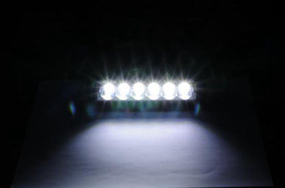 Compact 6 24W LED Offroad Light Bar for Cars