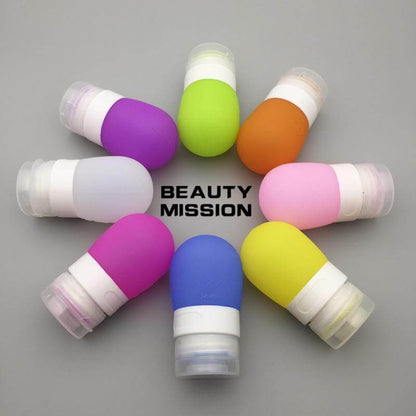Portable Silicone Travel Toiletry Bottle Set