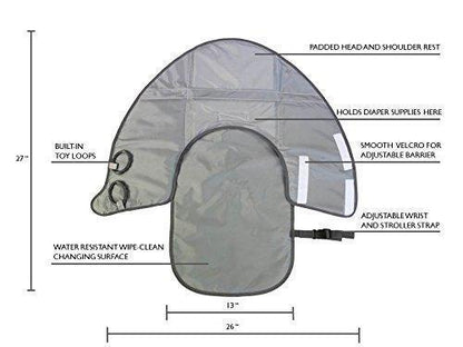 Portable 3-in-1 Changing Pad with Sanitizer