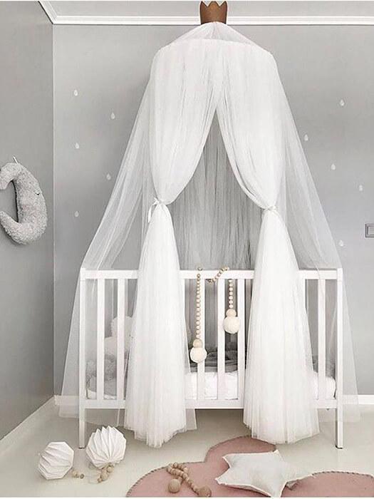 Soft Baby Bed Canopy - Cozy Nursery Shade