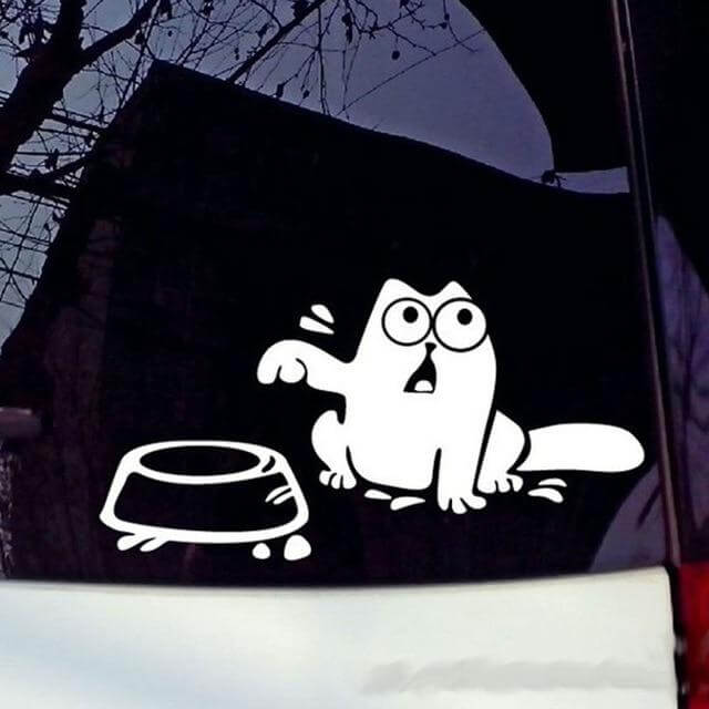 Fesara Car Fuel Tank Cap Cover for Pet Lovers