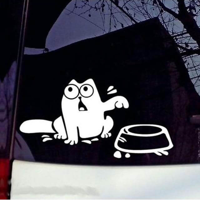 Fesara Car Fuel Tank Cap Cover for Pet Lovers