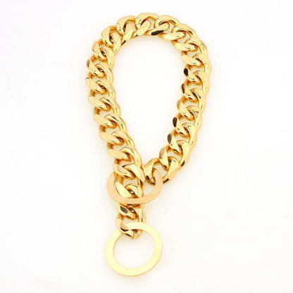 Stylish Wide Hip Hop Dog Collar 15mm