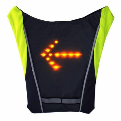 Visible LED Safety Vest for Cycling Outdoor Use