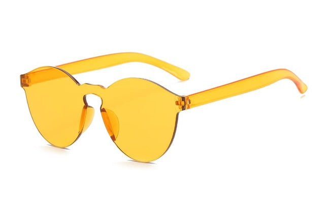 Fashion Round Mirror Shades - Fesara