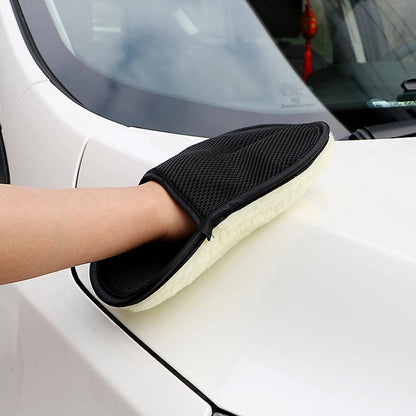 Premium Car Microfiber Cleaning Mitts - Fesara