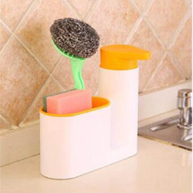Space Saving 2 in 1 Kitchen Storage Rack Organizer