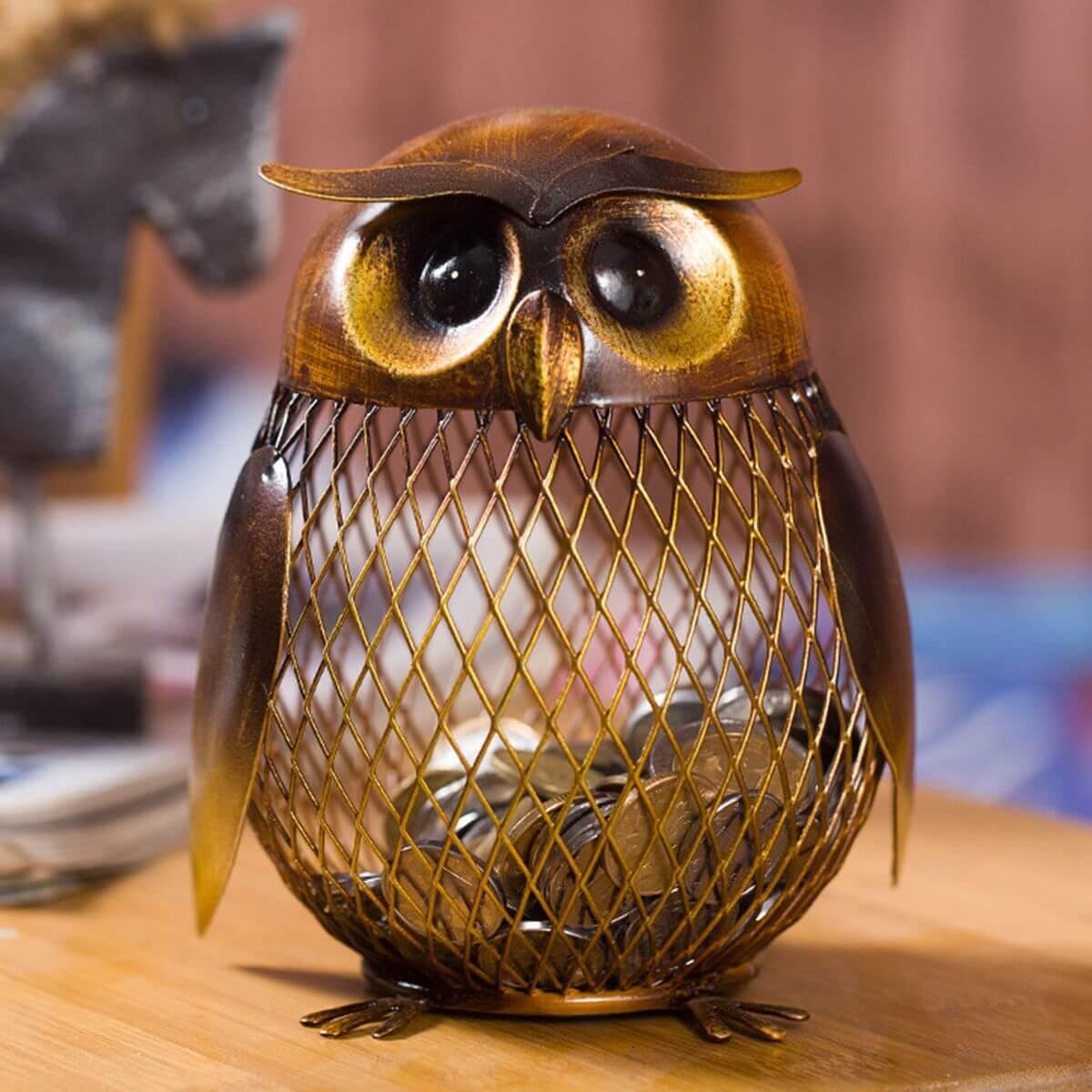 Cute Owl Ceramic Money Box