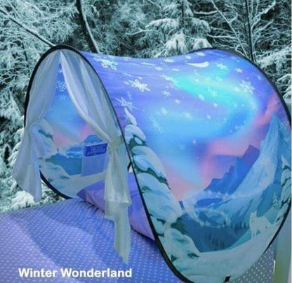 Enchanted Kids Play Tent Winter Wonderland Stars - Fesara