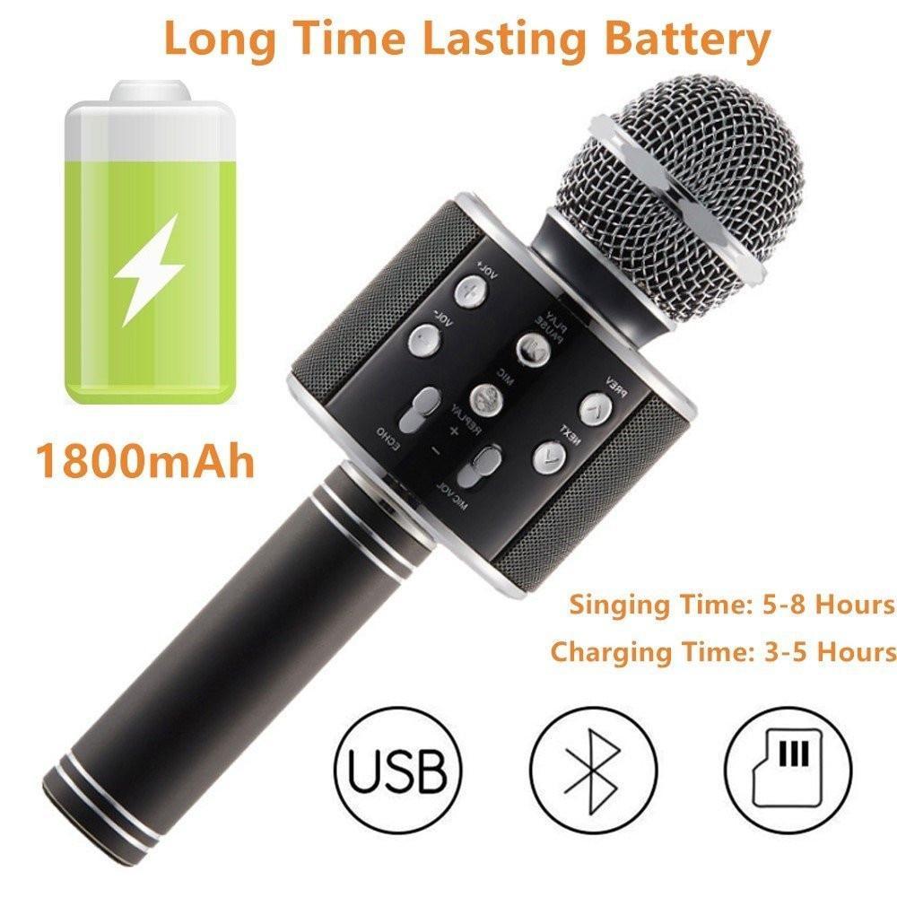 Portable Bluetooth Karaoke Mic