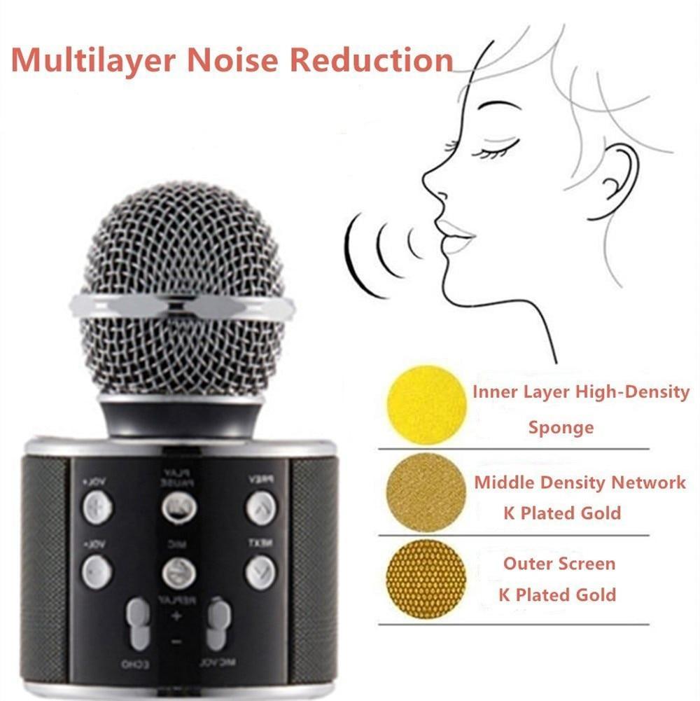 Portable Bluetooth Karaoke Mic