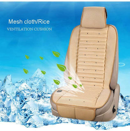 Cooling Car Seat Cushion with Built-In Electric Fan - Fesara