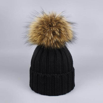 Cozy Faux Fur Beanie Scarf Set