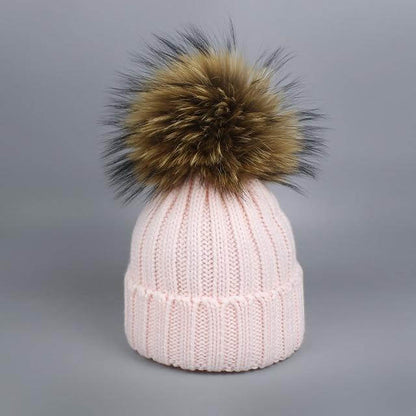 Cozy Faux Fur Beanie Scarf Set