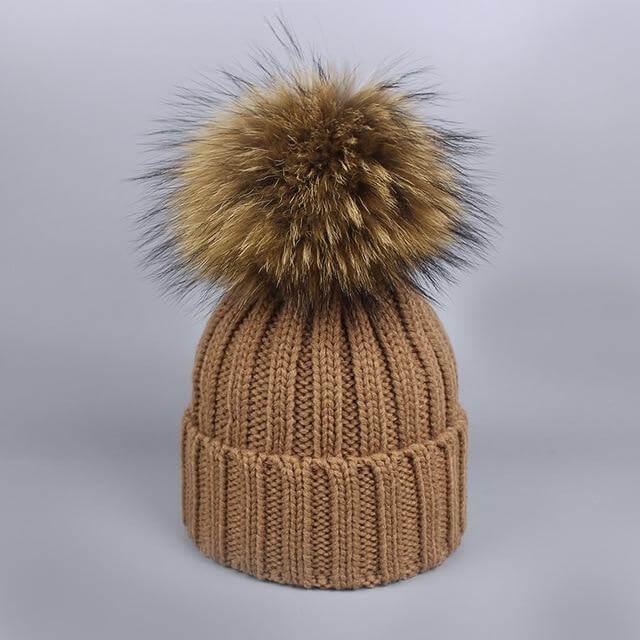 Cozy Faux Fur Beanie Scarf Set