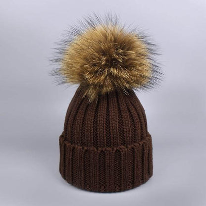 Cozy Faux Fur Beanie Scarf Set