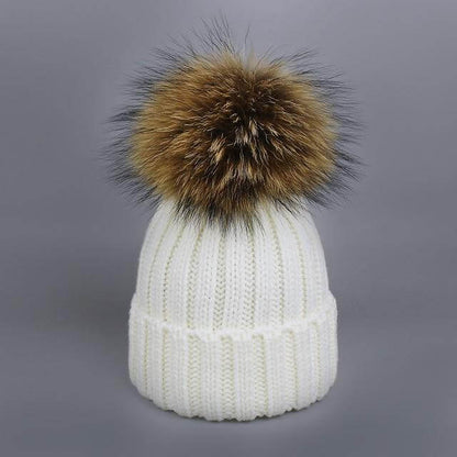 Cozy Faux Fur Beanie Scarf Set