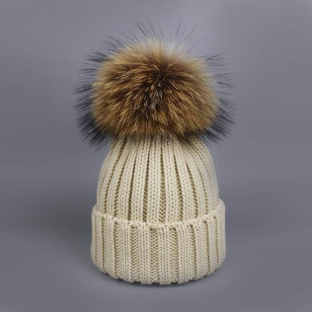Cozy Faux Fur Beanie Scarf Set