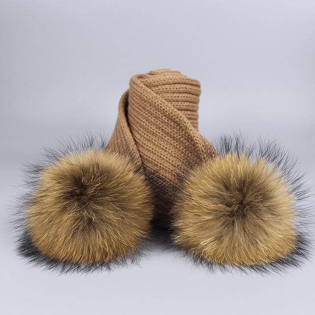 Cozy Faux Fur Beanie Scarf Set