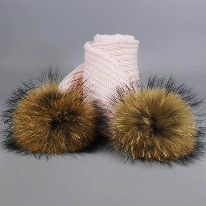 Cozy Faux Fur Beanie Scarf Set