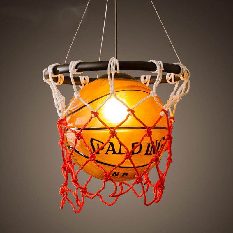 Retro Style Basketball Pendant Light Lamp - Fesara
