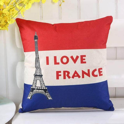 Vintage Map Printed Pillow Covers
