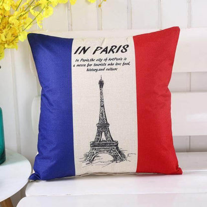 Vintage Map Printed Pillow Covers