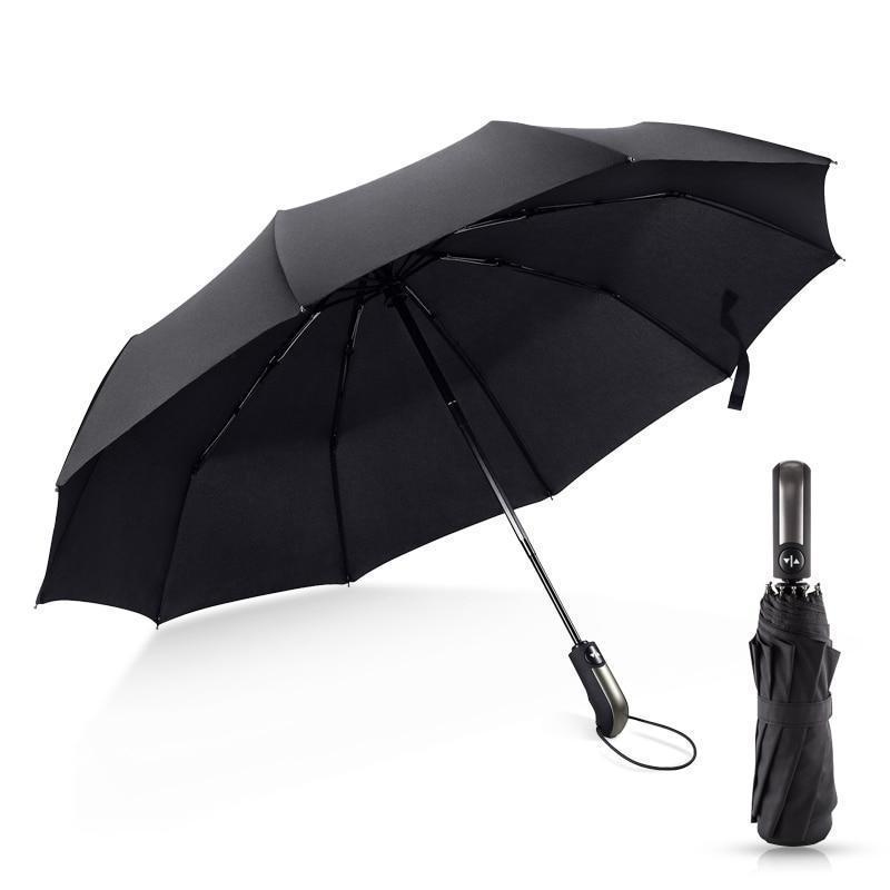 Compact Auto Open Close Waterproof Umbrella - Fesara