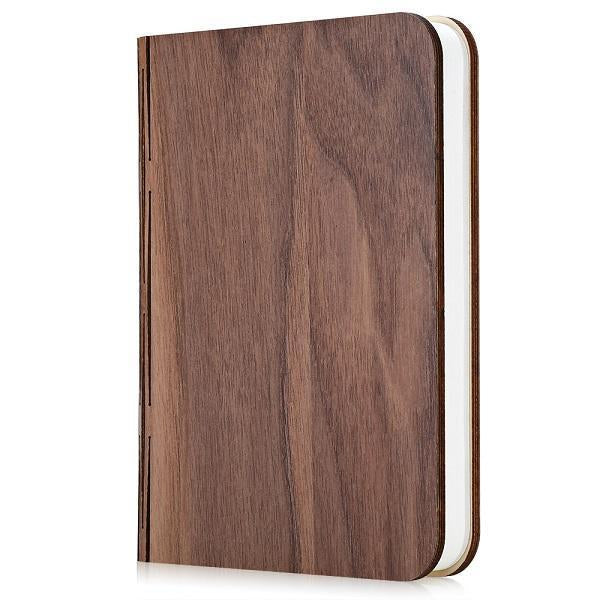 Portable Wooden LED Desk Night Light with USB Charging