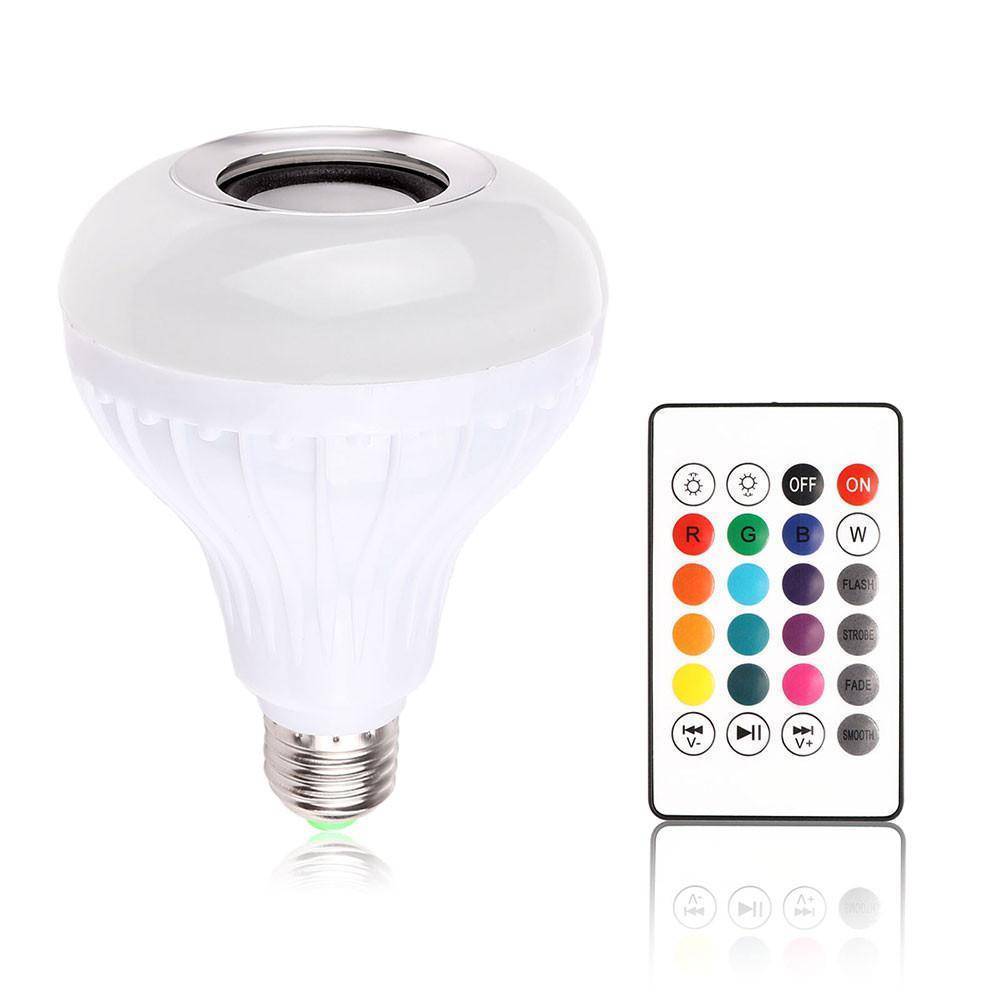 Compact Bluetooth LED Speaker Light Bulb - Fesara