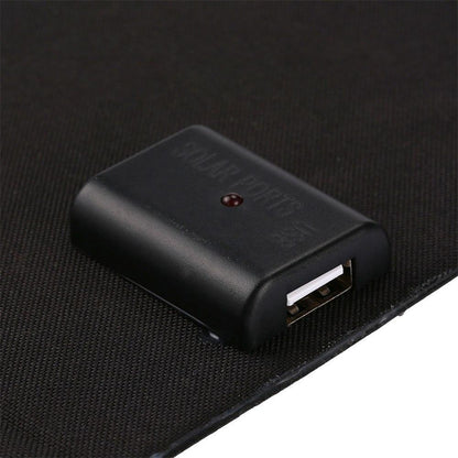 Compact Folding Solar Power Bank 7W USB Charger