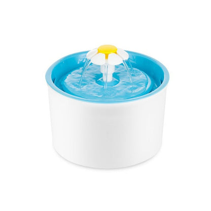 Automatic Pet Water Fountain with Flower Design