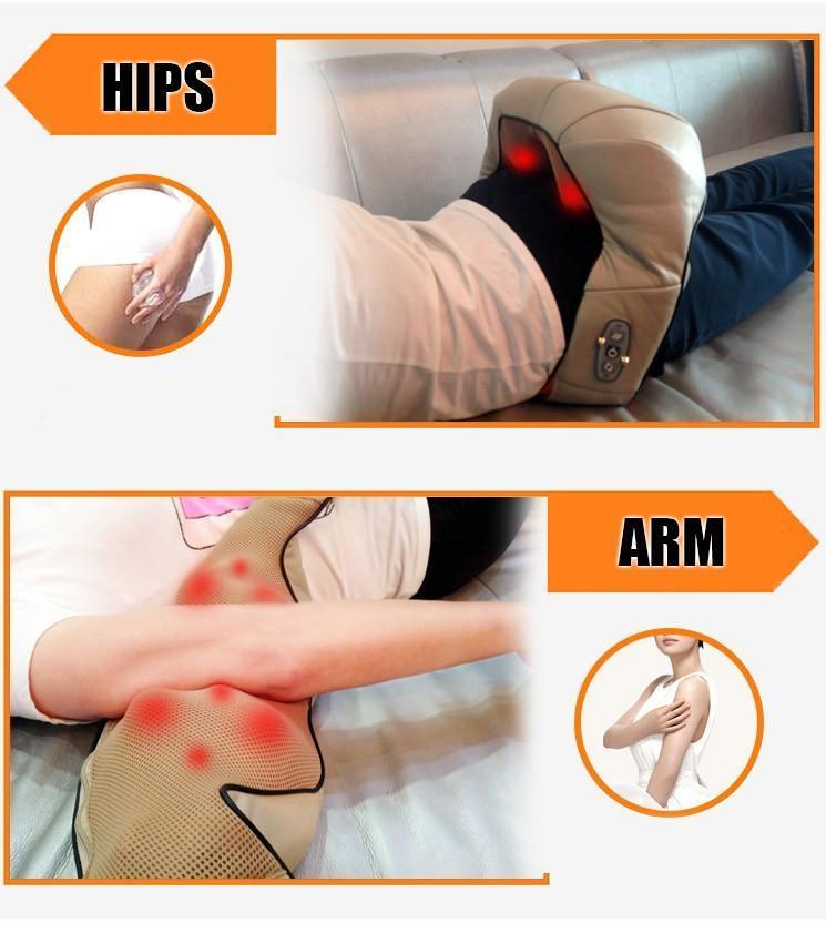 Heated U Shaped Neck and Back Massage Cushion
