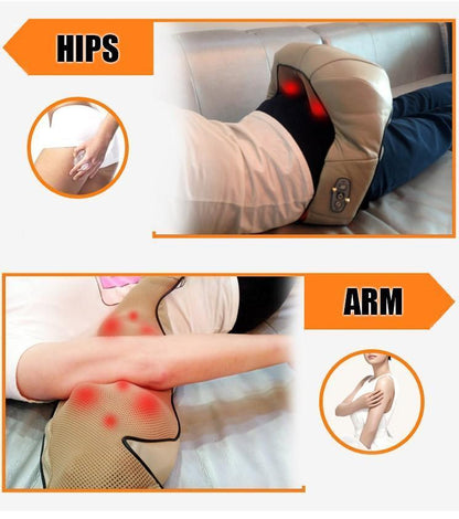 Heated U Shaped Neck and Back Massage Cushion