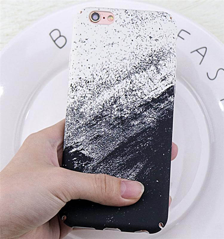 Trendy Black White Street Art Phone Case