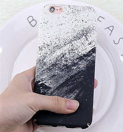 Trendy Black White Street Art Phone Case