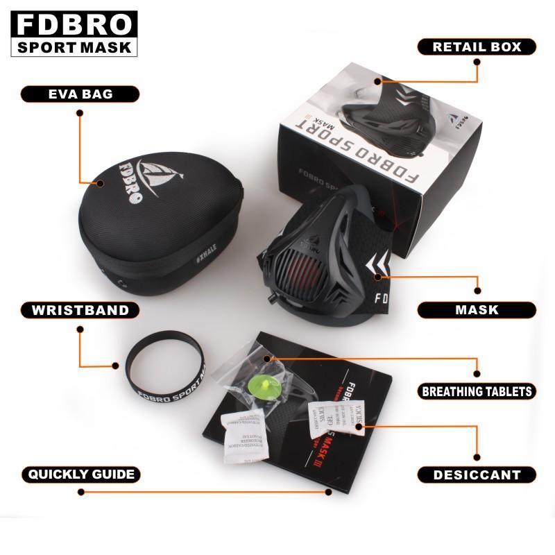 High Altitude Training Mask For Fitness Workouts