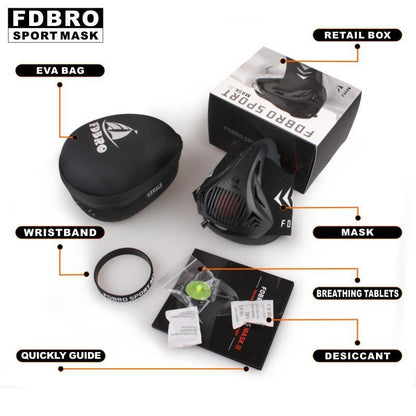 High Altitude Training Mask For Fitness Workouts