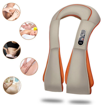 Heated U Shaped Neck and Back Massage Cushion