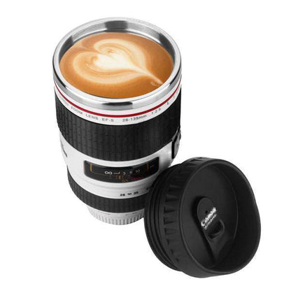 Insulated Stainless Steel Camera Coffee Mug