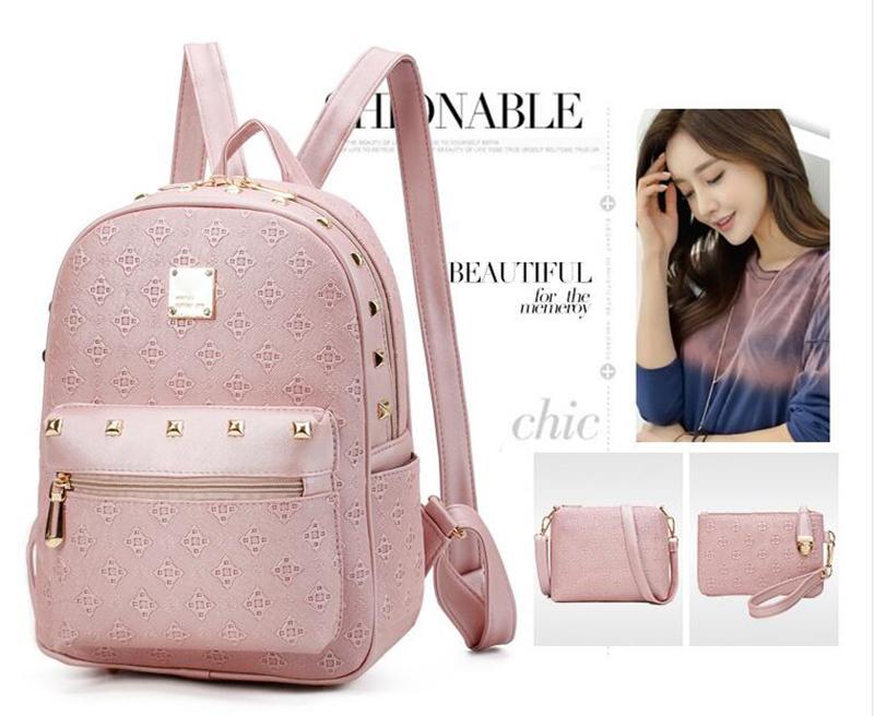 Stylish Women's Teddy Bear Purse Set