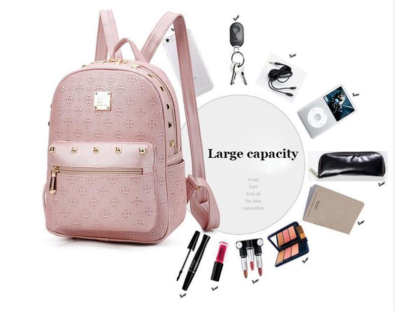 Stylish Women's Teddy Bear Purse Set