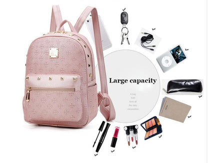 Stylish Women's Teddy Bear Purse Set