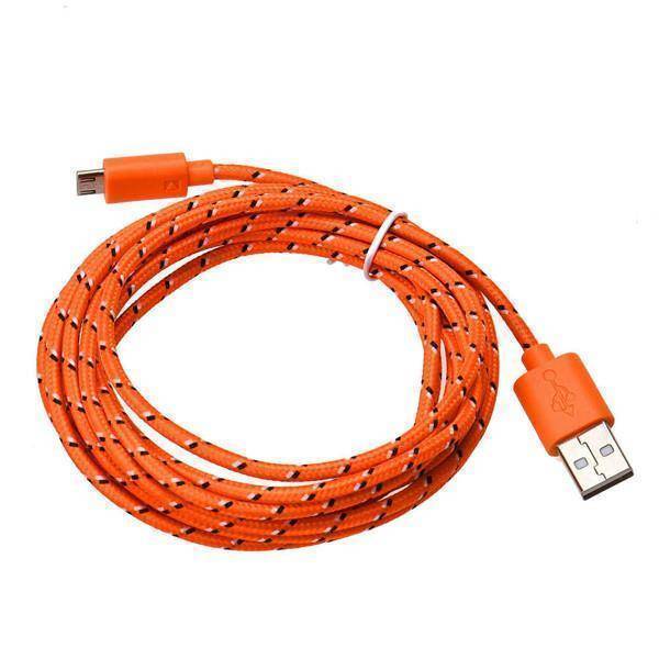 Colorful 10Ft Fabric iPhone Lightning Charging Cable