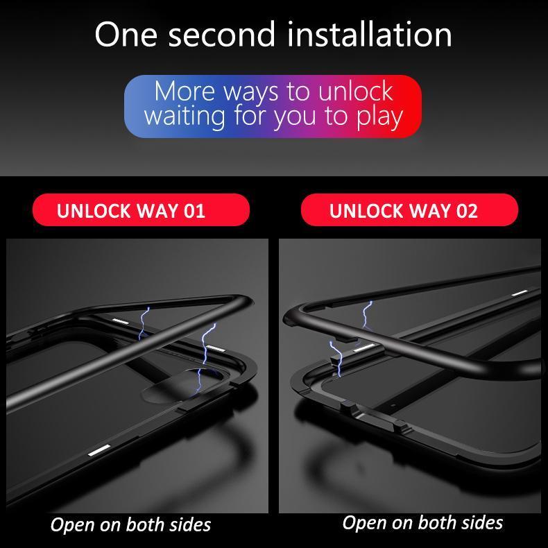 Strong Phone Case with Magnetic Closure