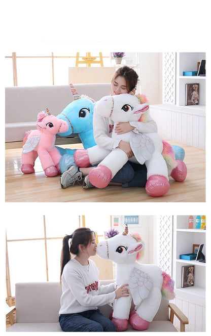 Big Cuddly Unicorn Stuffed Animal Toy