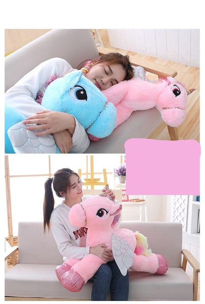 Big Cuddly Unicorn Stuffed Animal Toy